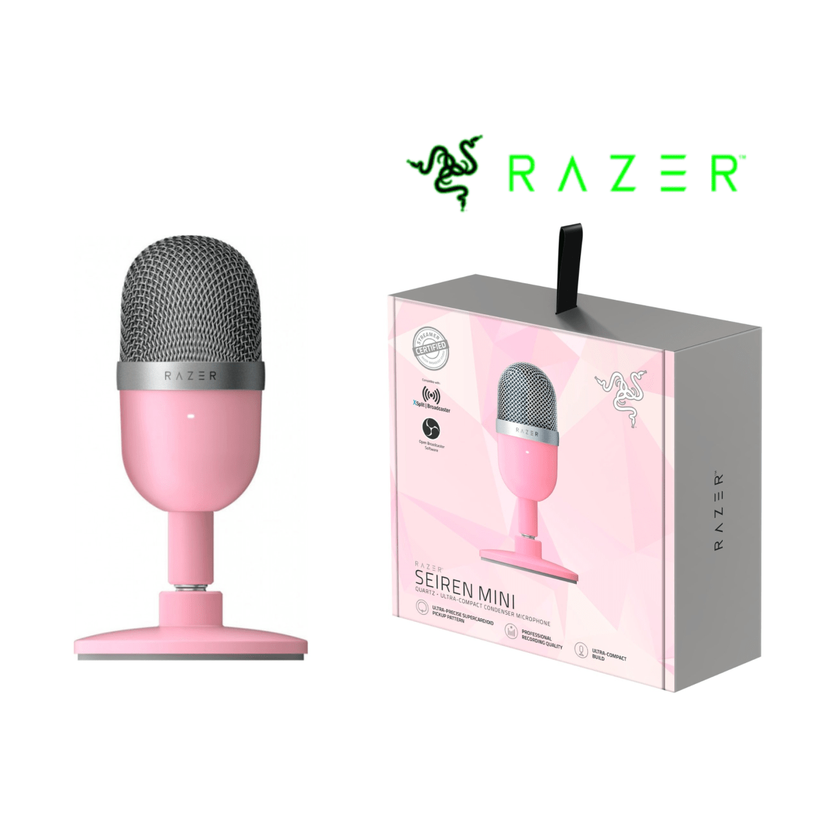 MICROFONO RAZER SEIREN MINI QUARTZ USB (RZ19-03450200-R3M1) 4