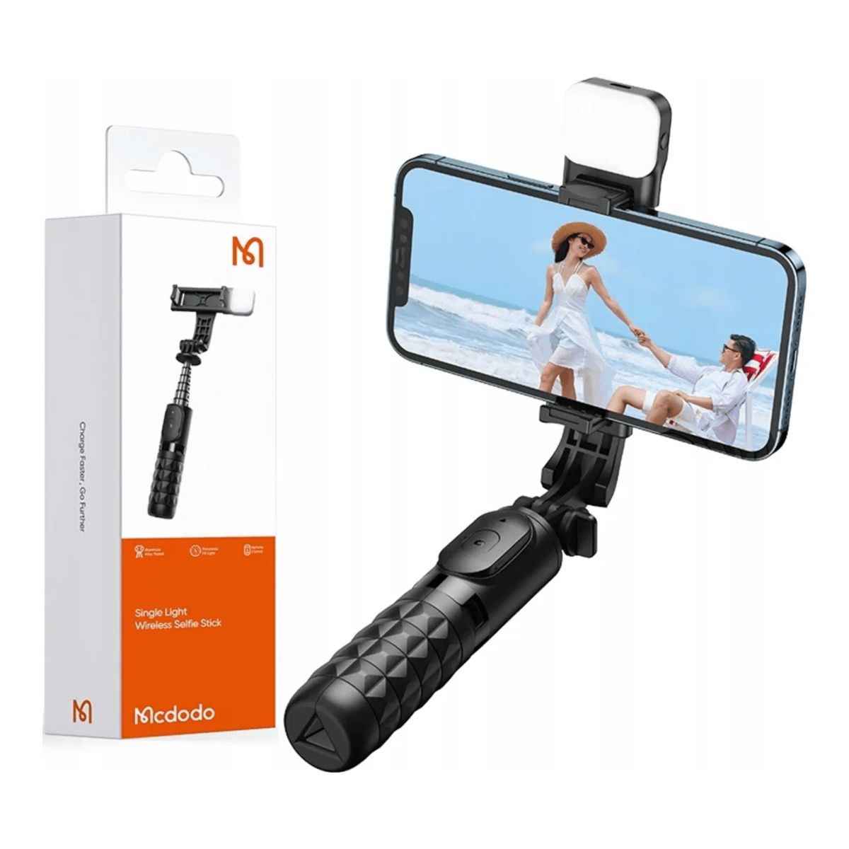 PALO/TRIPODE SELFIE STICK MCDODO CON LUZ Y DISPARADOR BLUETOOH (SS-1781) 0