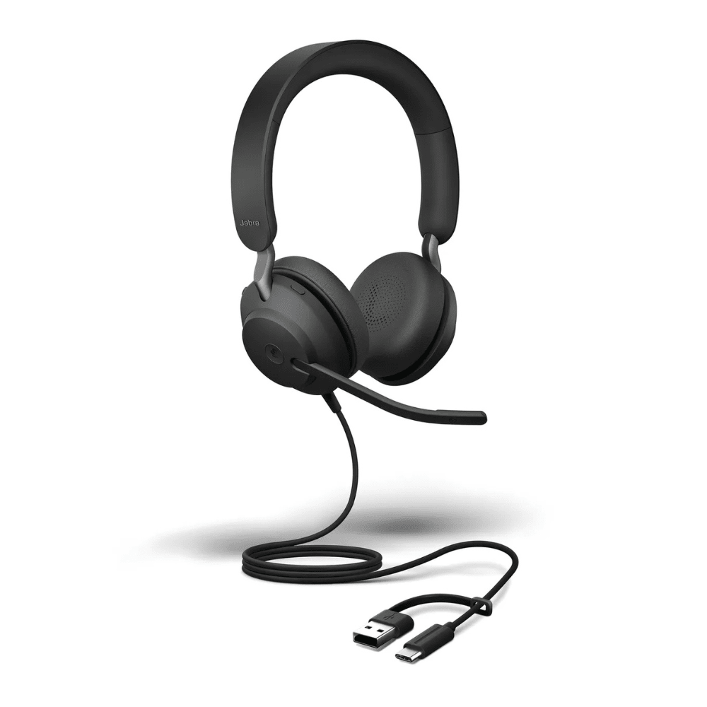 AURICULAR JABRA EVOLVE2 40 SE-ESTÉREO, USBC/A, MS TEAMS, NEGRO (24189-999-799) (NT3) 0