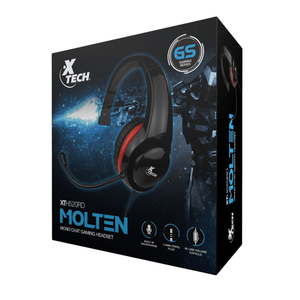 AURICULAR XTECH XTH-520BK MONO GAMER CABLEADO (XTH-520BK) (NT3)2