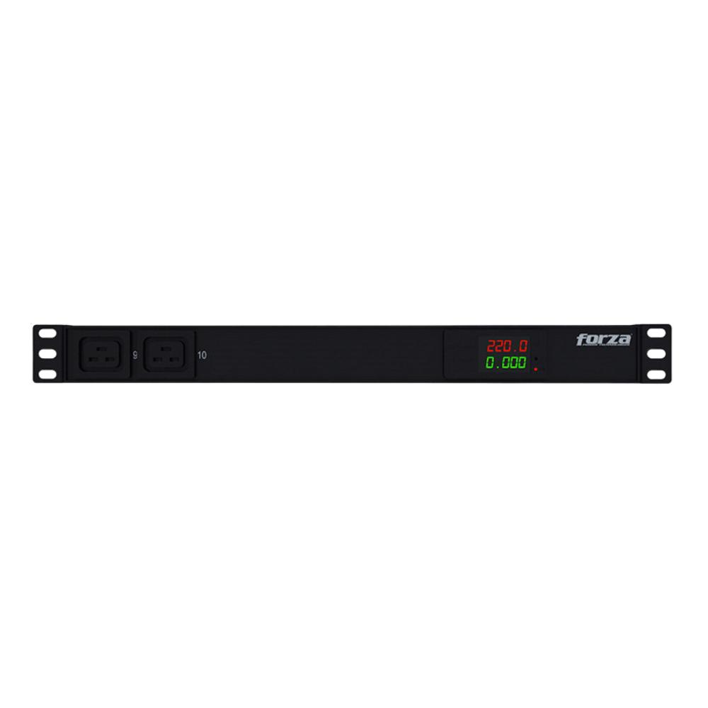 PDU FORZA MEDIABLE 4000W 10 TOMAS 1U 220V LCD (FPD-1012M1U) (NT6)2