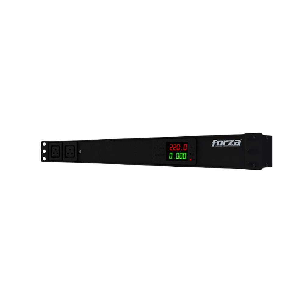 PDU FORZA MEDIABLE 4000W 10 TOMAS 1U 220V LCD (FPD-1012M1U) (NT6) 2