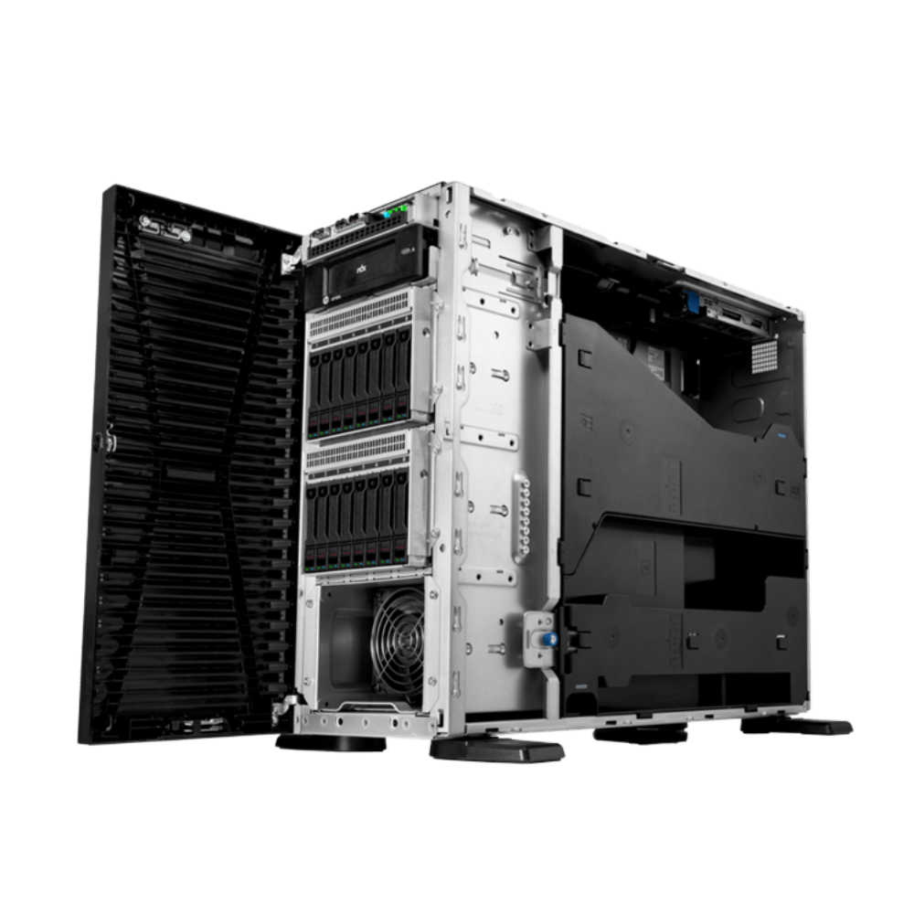 SERVIDOR HPE PROLIANT ML110 GEN11 3508U 2.1GHz 8c 1P 1x32GB-R 4LFF 2x4TB HDD 1x500W PS LA(P84117-DM)3