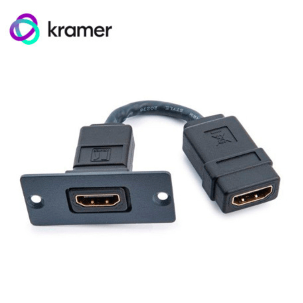 PLACA DE PARED KRAMER W-H(W-HDMI) (B) INSERCION HDMI (85-0009399) (NT8) 0