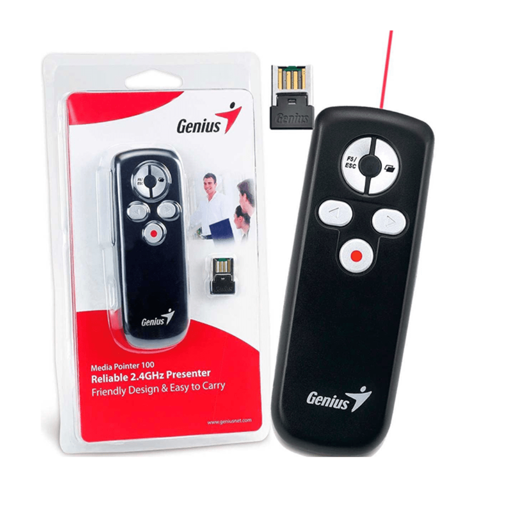 PUNTERO GENIUS C/PUNTERO MEDIA POINTER 100 RUN CARD BLACK (31090015100) (NT8)3