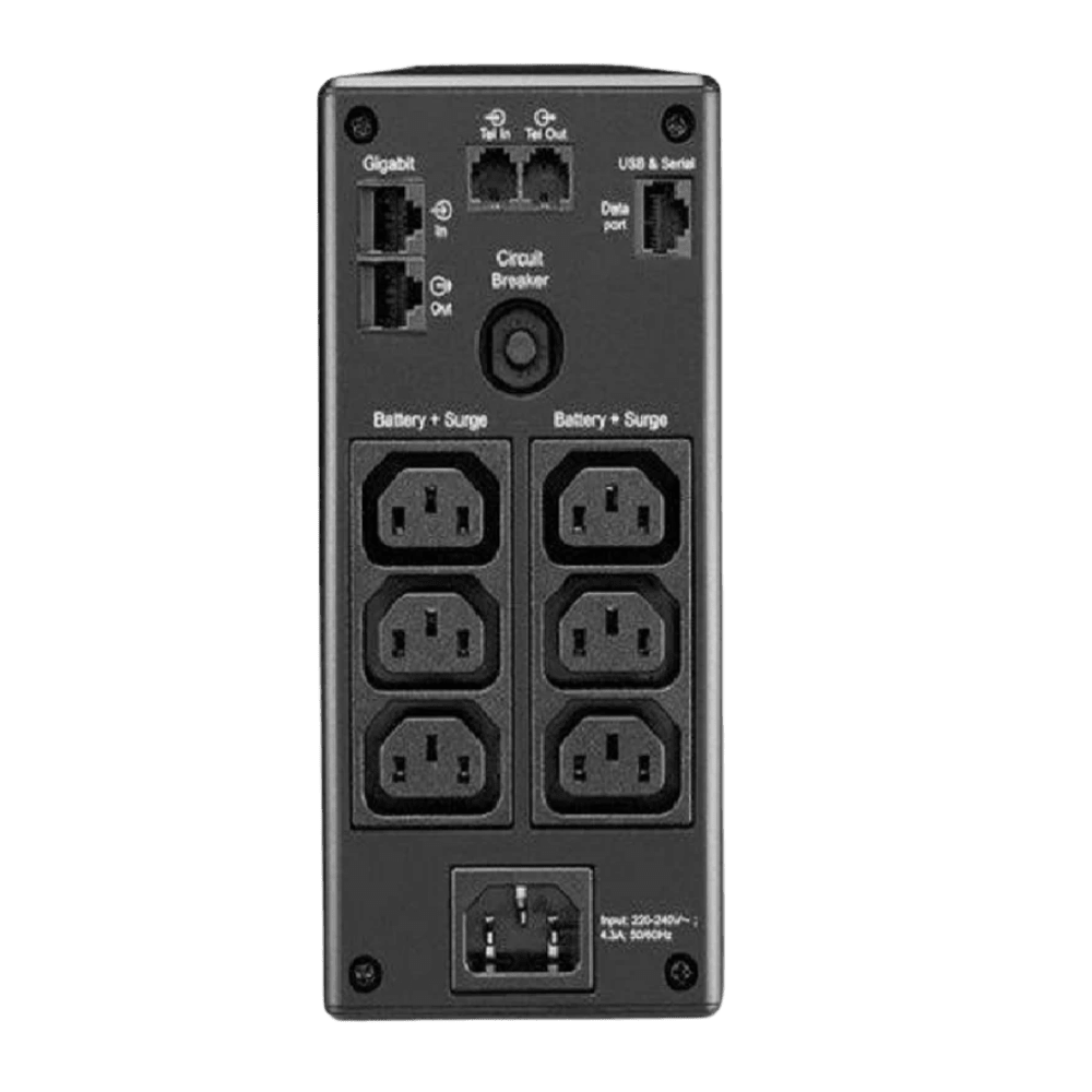 UPS APC INTERACTIVO PRO BR900MI-900VA/540W -TORRE-AVR-12 HORAS RECHARGE-230V AC SALIDA (BR900MI) (NT7)2
