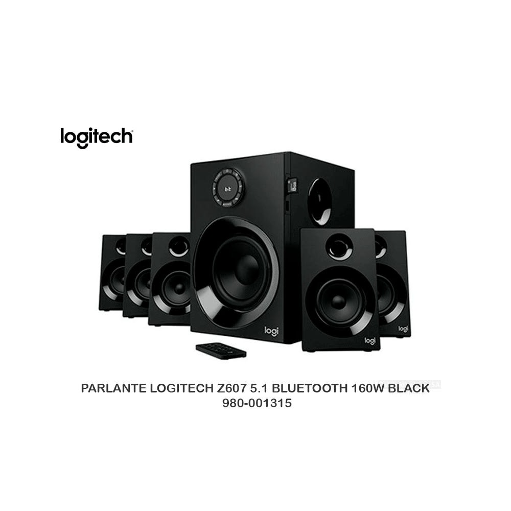 Logitech 607 PARLANTE LOGITECH Z607 5.1 BLUETOOTH 160W BLACK (980-001315) | NTPeru
