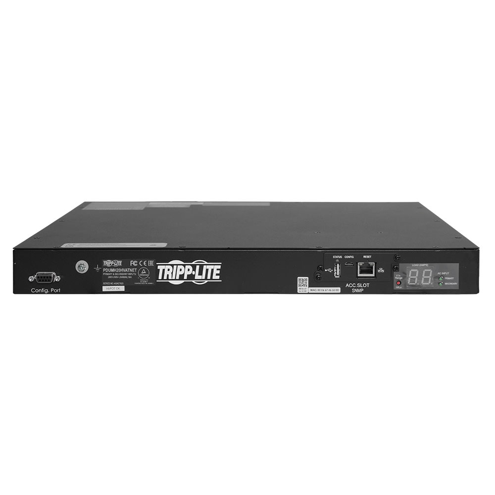 PDU TRIPP LITE MONOFASICO CONTROLABLE/ATS 220/240V (PDUMH20HVATNET) (NT1)1