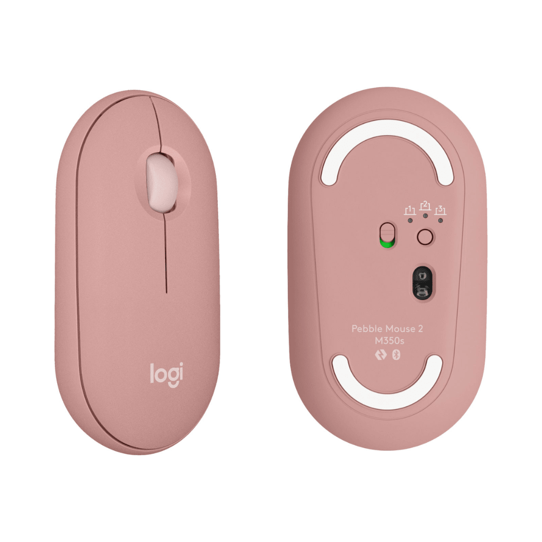 MOUSE LOGITECH PEBBLE 2 M350S BLUETOOTH/WIRELESS ROSE (910-007048)2