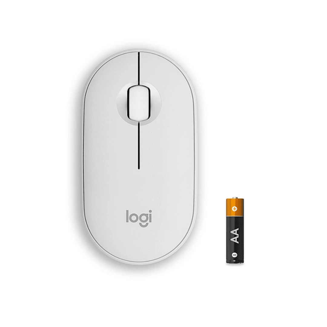 MOUSE LOGITECH PEBBLE 2 M350S BLUETOOTH/WIRELESS WHITE (910-007047) (NT8) 2