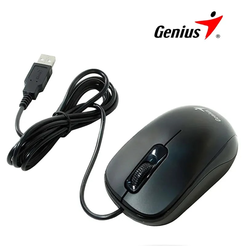 MOUSE GENIUS DX-110 USB OPTICO 1000 DPI BLACK (31010116100) (NT8)2