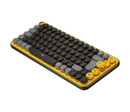 TECLADO MECÁNICO LOGITECH POP KEYS WS BK/YL (920-010713)4