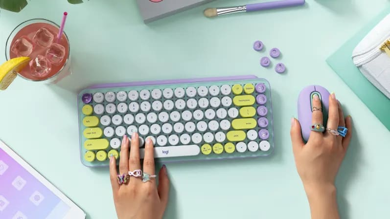 TECLADO MECÁNICO LOGITECH POP KEYS FRESH VIBE (920-010714)2