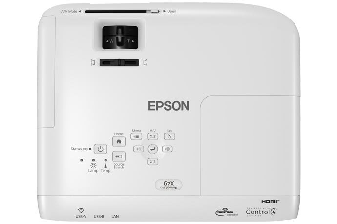 PROYECTOR EPSON POWERLITE X49, 3600 LÚMENES, 1024X768 (V11H982020)1