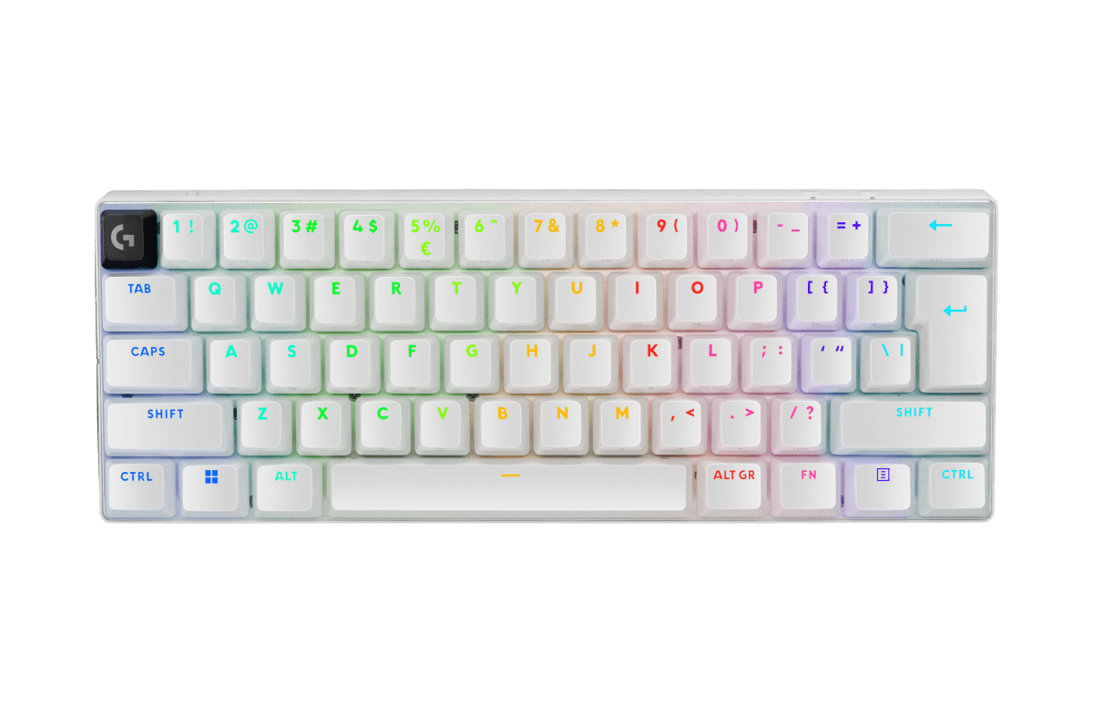 TECLADO LOGITECH G PRO X 60 LIGHTSPEED BT/ÓPTICO/65 HRS/RGB BLANCO (920-011921) (NT8) 3