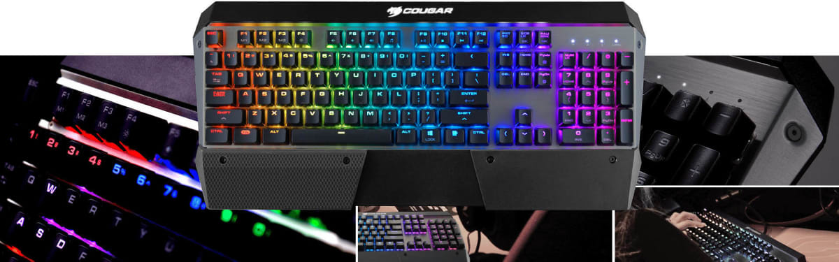 TECLADO COUGAR ATTACK X3 RGB SWITCH BROWN (CGR-WM4MB-ATR) 0