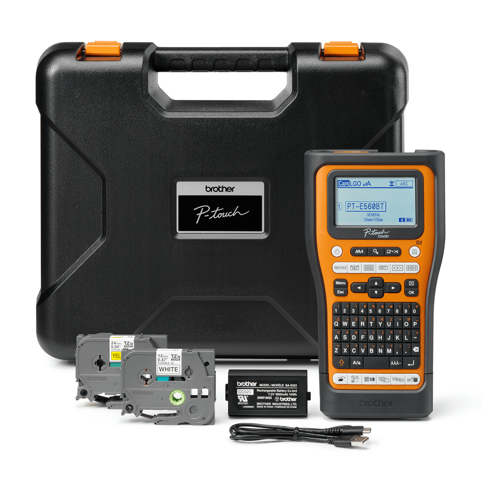 ROTULADORA INDUSTRIAL BROTHER PORTÁTIL P-TOUCH EDGE (PT-E560BTVP) (NT22)4