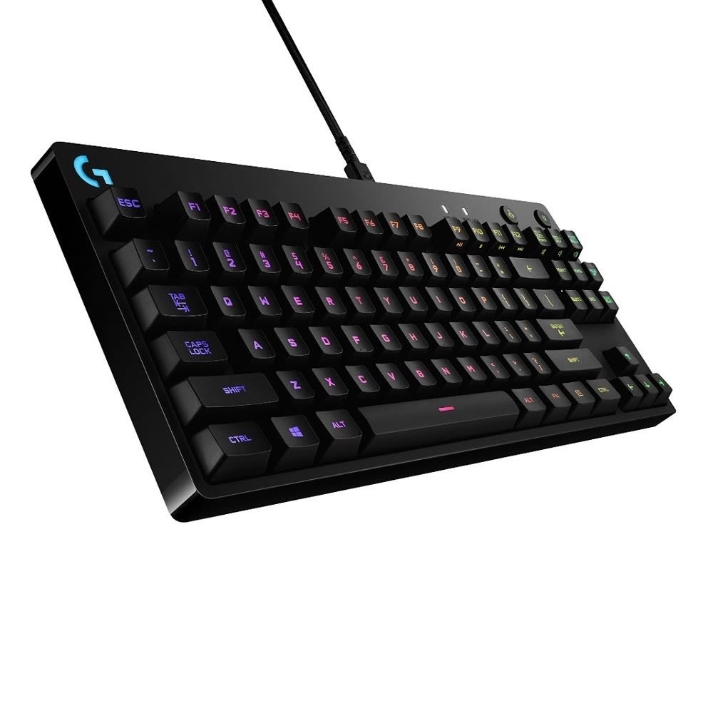 TECLADO LOGITECH PRO KEYBOARD RGB USB BLACK US (920-009388) NT83