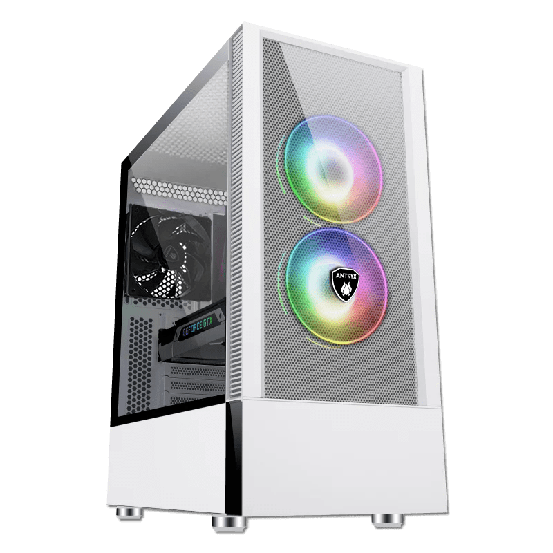 CASE ANTRYX RX 460 MESH WHITE USB3.0, FAN X3, VIDRIO TEMPLADO (AC-RX460MW) (NT21)2