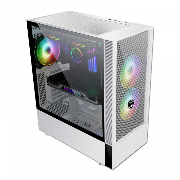 CASE ANTRYX RX 460 MESH WHITE USB3.0, FAN X3, VIDRIO TEMPLADO (AC-RX460MW) (NT21) 0