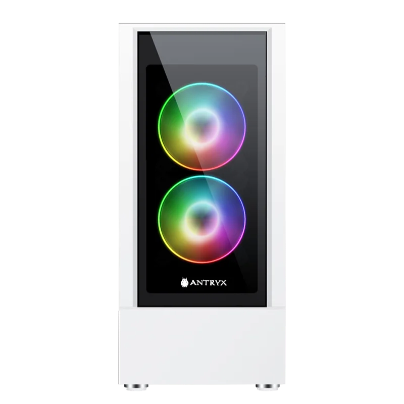 CASE ANTRYX RX 460 WHITE USB3.0, ARGB FAN X2, VIDRIO TEMPLADO (AC-RX460W) (NT21)2