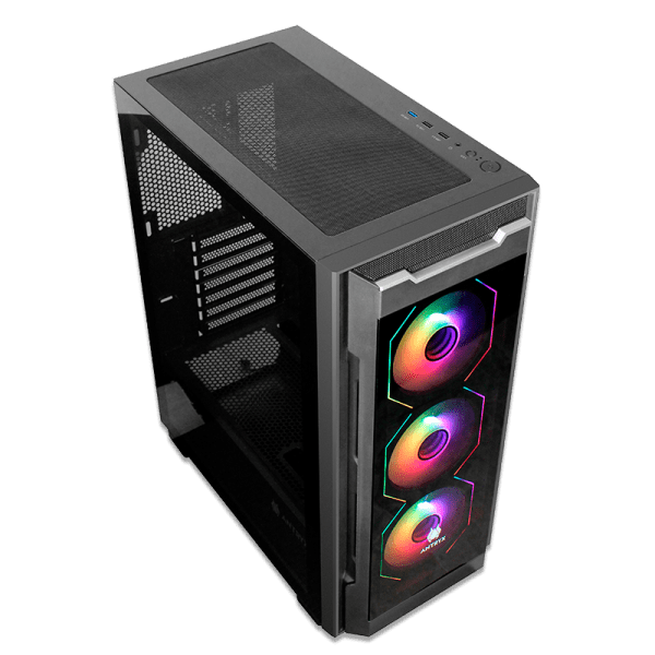 CASE ANTRYX RX 560 BLACK, ARGB FAN X3, VIDRIO TEMPLADO (AC-RX560K) (NT21)2
