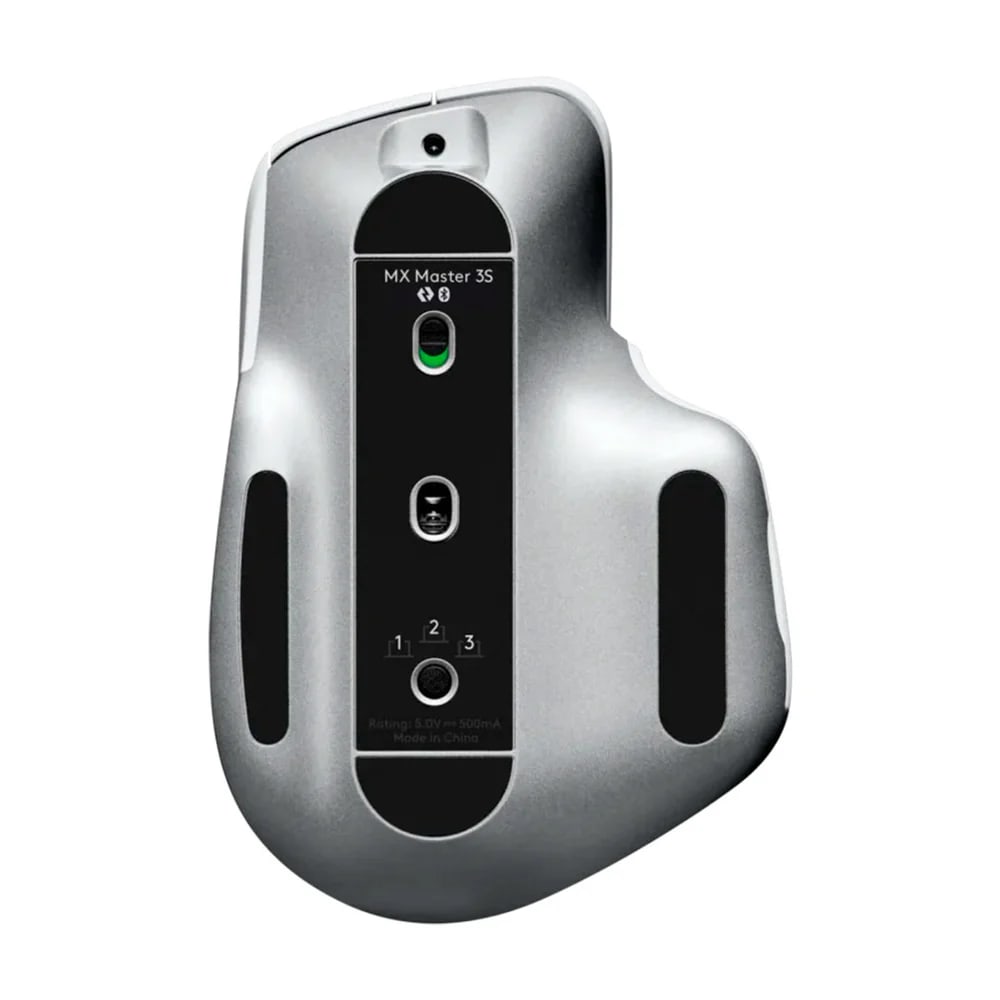 MOUSE LOGITECH MX MASTER 3S WS/BT 8K USB-C PALE GRIS (910-006562) (NT8)4