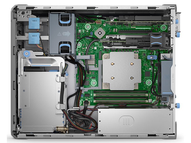 SERVIDOR DELL POWEREDGE T160 INTEL XEON 6315P 4C 16GB/2TB (T160263_6315P2) (NT7)5