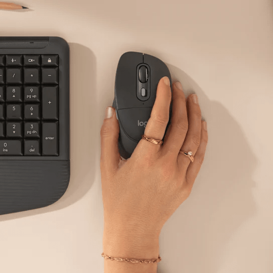 MOUSE LOGITECH SIGNATURE M850 L COMPORT PLUS SILENT / BLUETOOTH, GRAFITO (910-007733) (NT8)4