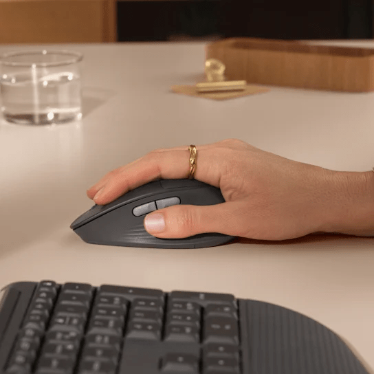 MOUSE LOGITECH SIGNATURE M850 L COMPORT PLUS SILENT / BLUETOOTH, GRAFITO (910-007733) (NT8)3