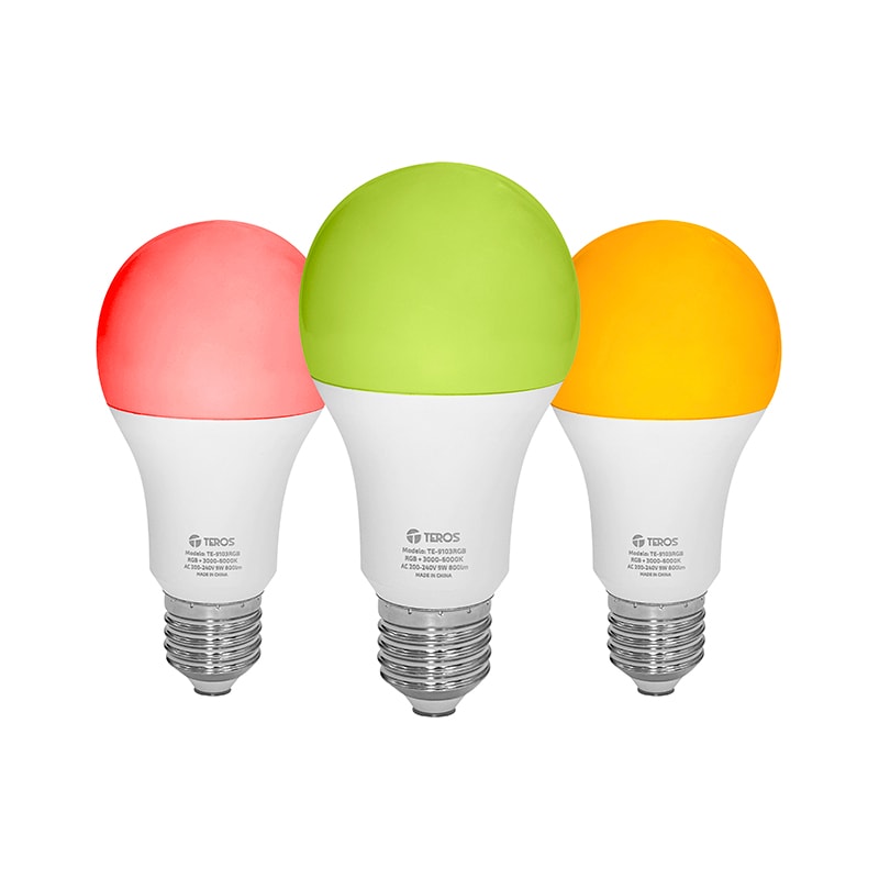 FOCO INTELIGENTE LED TEROS RGB 9W SK E27 WIFI (TE-9103RGB)5