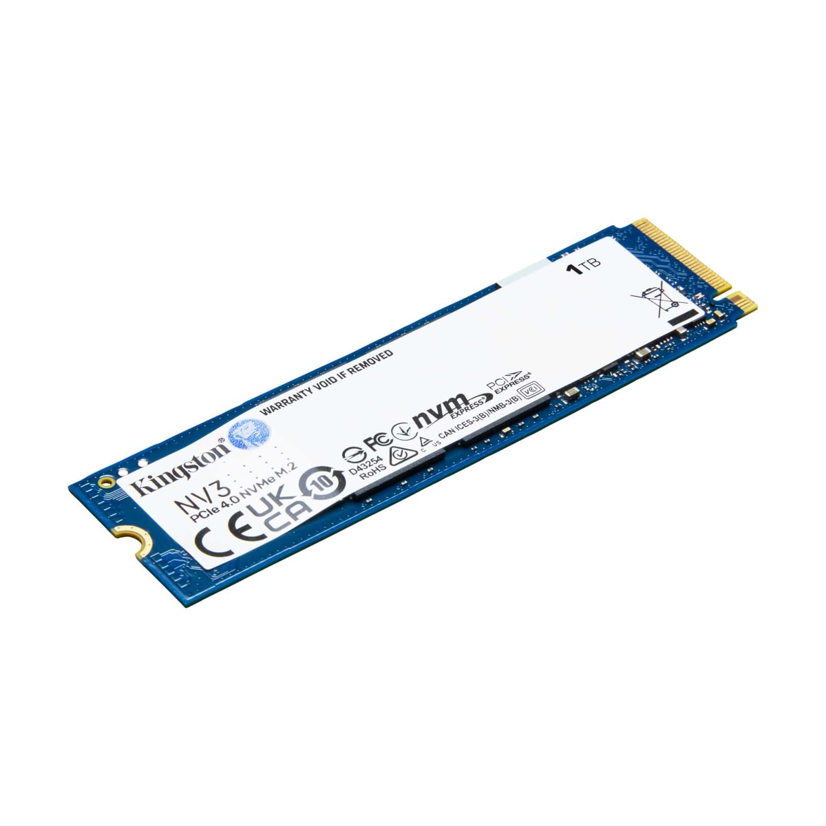 UNIDAD DE ESTADO SOLIDO KINGSTON 1000GB NV3 PCIe 4.0 (SNV3S/1000G) (NT4)3