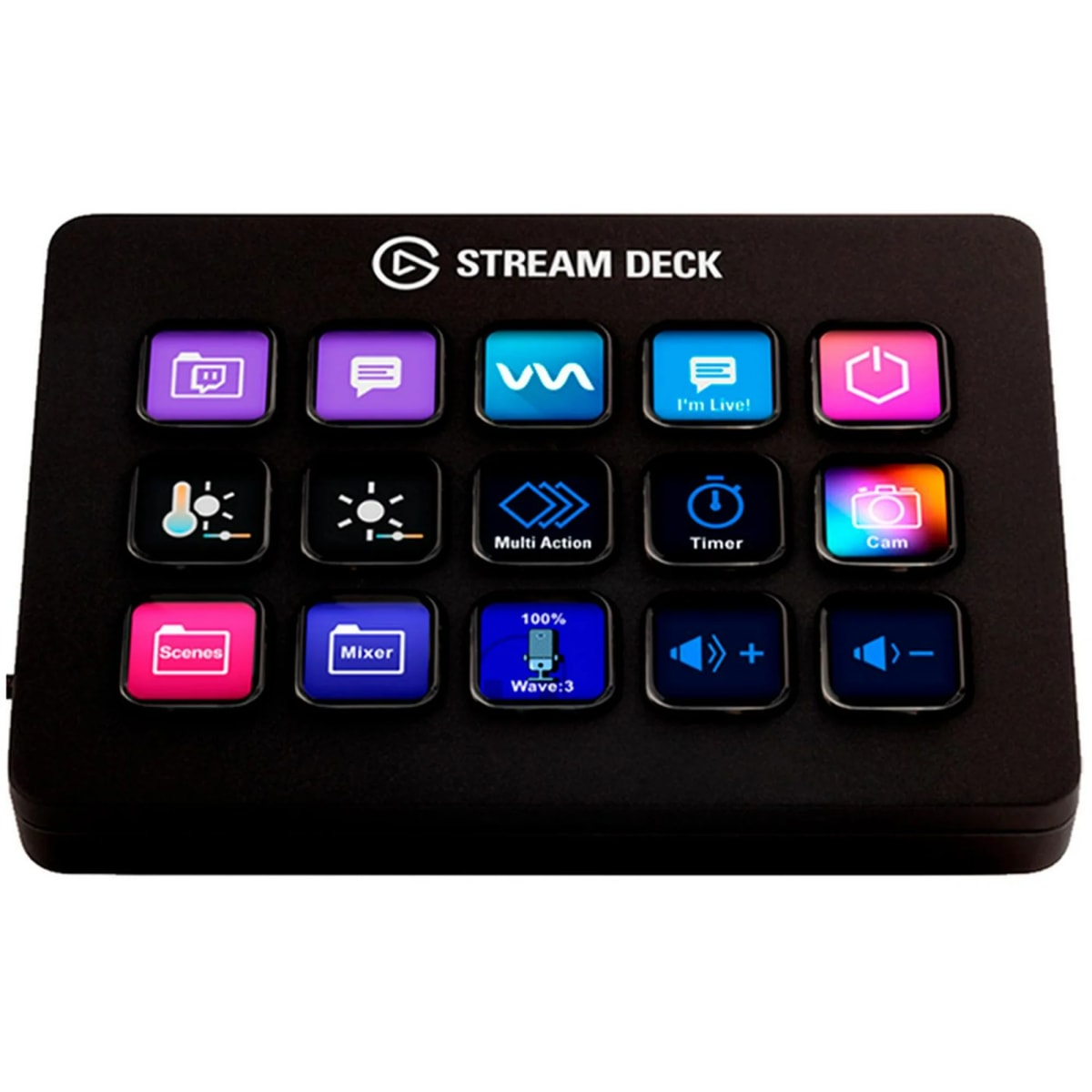 STREAM DECK ELGATO MK.2 15 TECLAS LCD PERSONALIZABLE (10GBA9901) (NT18) 0