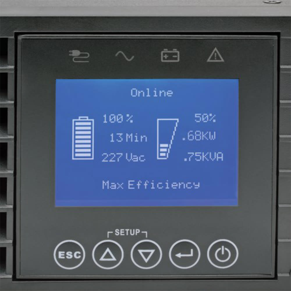 UPS TRIPPLITE MONOFÁSICO 2200VA/1980K 9 TOMAS (SUINT2200LCD2U)1