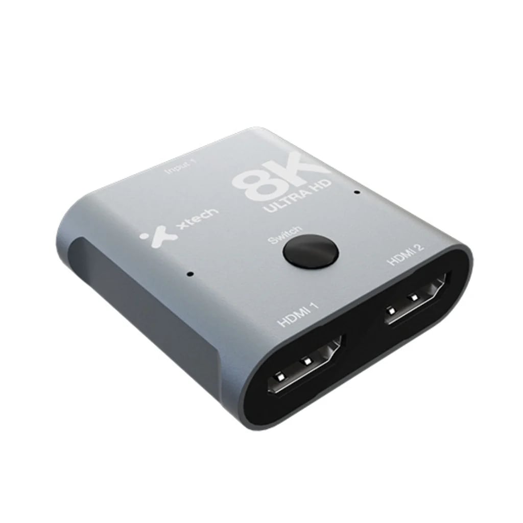 SWITCH XTECH HDMI 8K BIDIRECCIONAL 2 PUERTOS (XHA-440)2