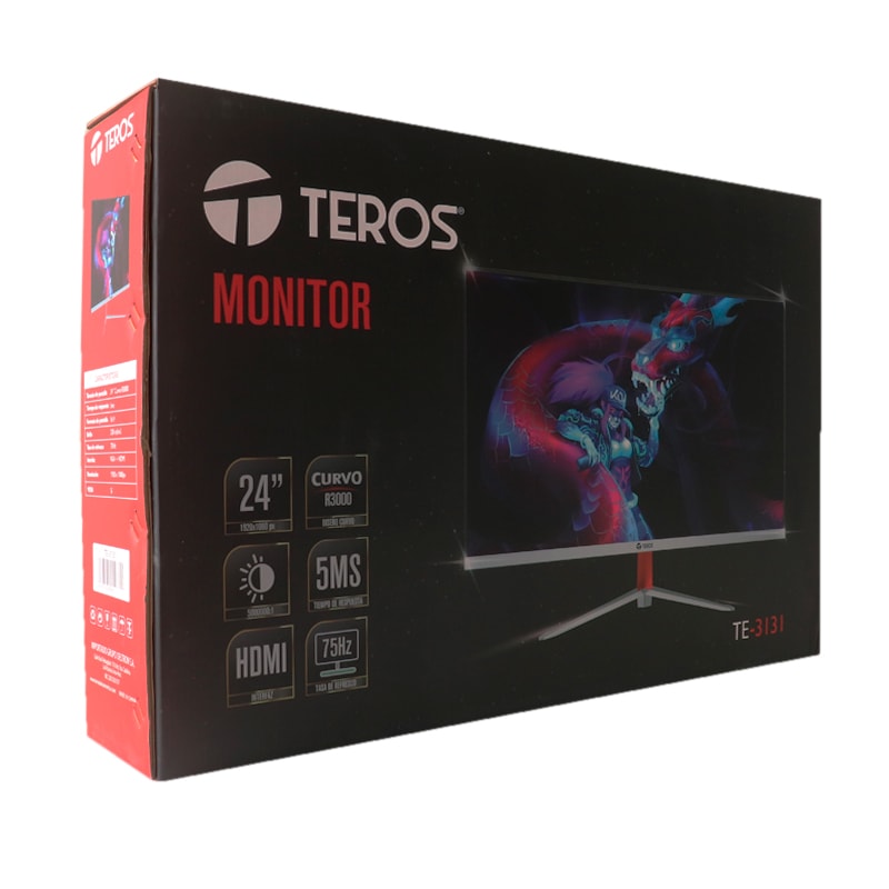 MONITOR CURVO GAMING TEROS TE-2402S 23.8