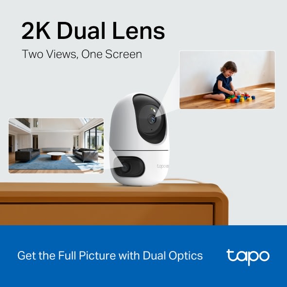CAMARA DE SEGURIDAD TAPO C245D CON DOBLE LENTE 360° (1700000397)4