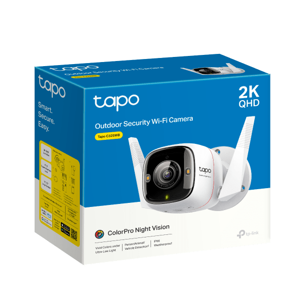 CAMARA TAPO TP-LINK PARA EXTERIORES A PRUEBA DE POLVO (Tapo C325WB) (NT3)3