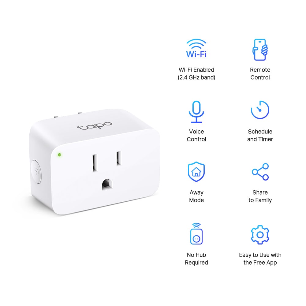 ENCHUFE TP LINK INTELIGENTE MINI SMART Wi-Fi PLUG TAPO P105 (0184500345)2