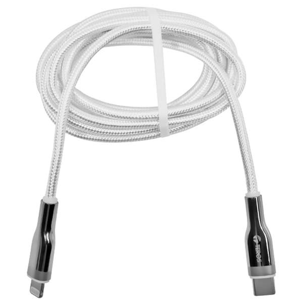 CABLE DE CARGA/DATOS PARA IPHONE TEROS USB-C LIGHTNING 20W 2M (TE-70212W)2