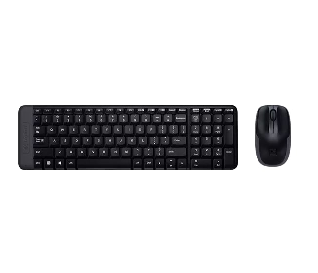 KIT TECLADO LOGITECH + MOUSE MK220 WIRELESS (920-004430) 2