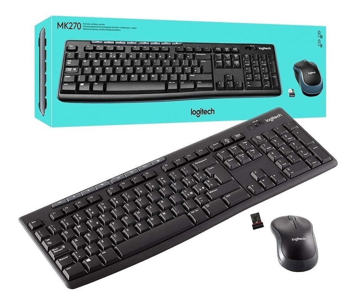 TECLADO Y MOUSE LOGITECH MK270 (920-004432) ES2