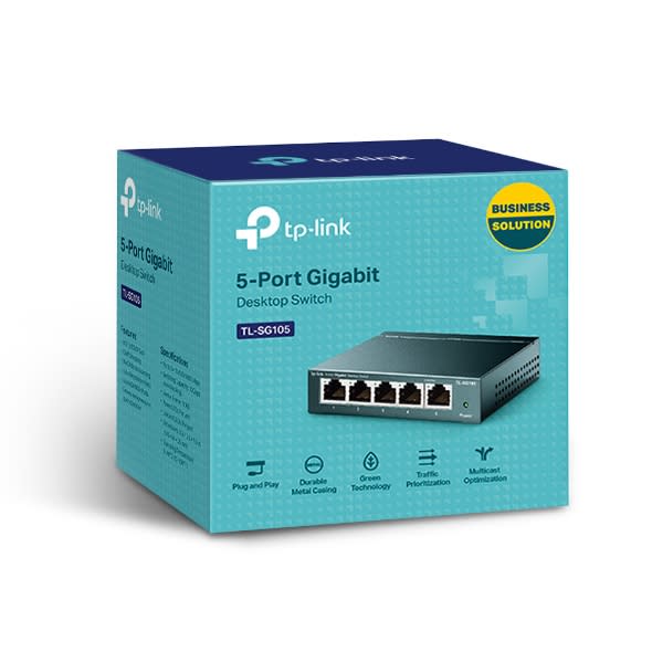 SWITCH TP-LINK TL-SG105 5 PUERTOS 10/100/1000 MBPS (1730502261) NT31