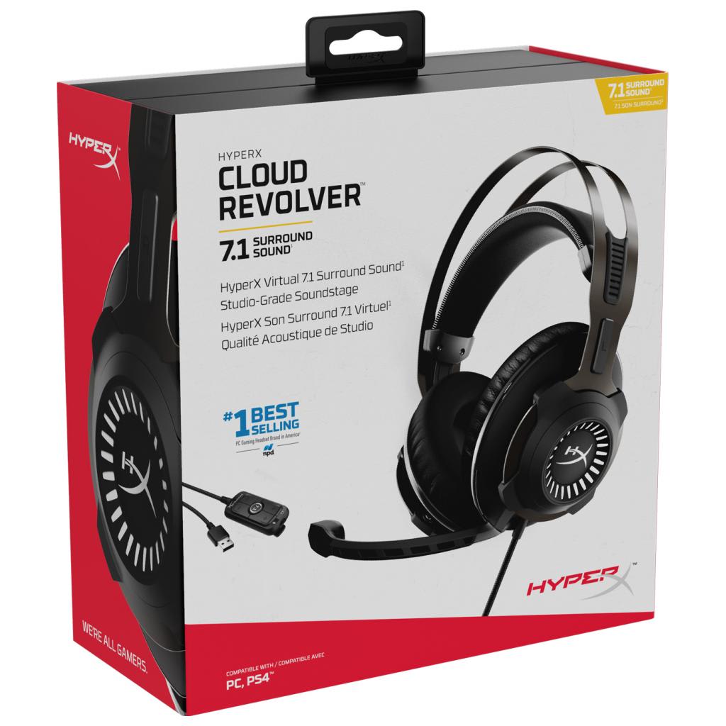 AURICULAR HYPERX CLOUD REVOLVER 7.1 (HHSR1-AH-GM/G)2
