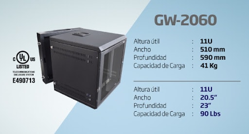 GABINETE DE PARED ABATIBLE QUEST 11RU (GW-2060) (NT1)1