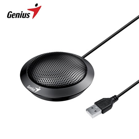 MICROFONO GENIUS MIC-100U P/VIDEO CONFERENCIA BLACK (31700001400)2