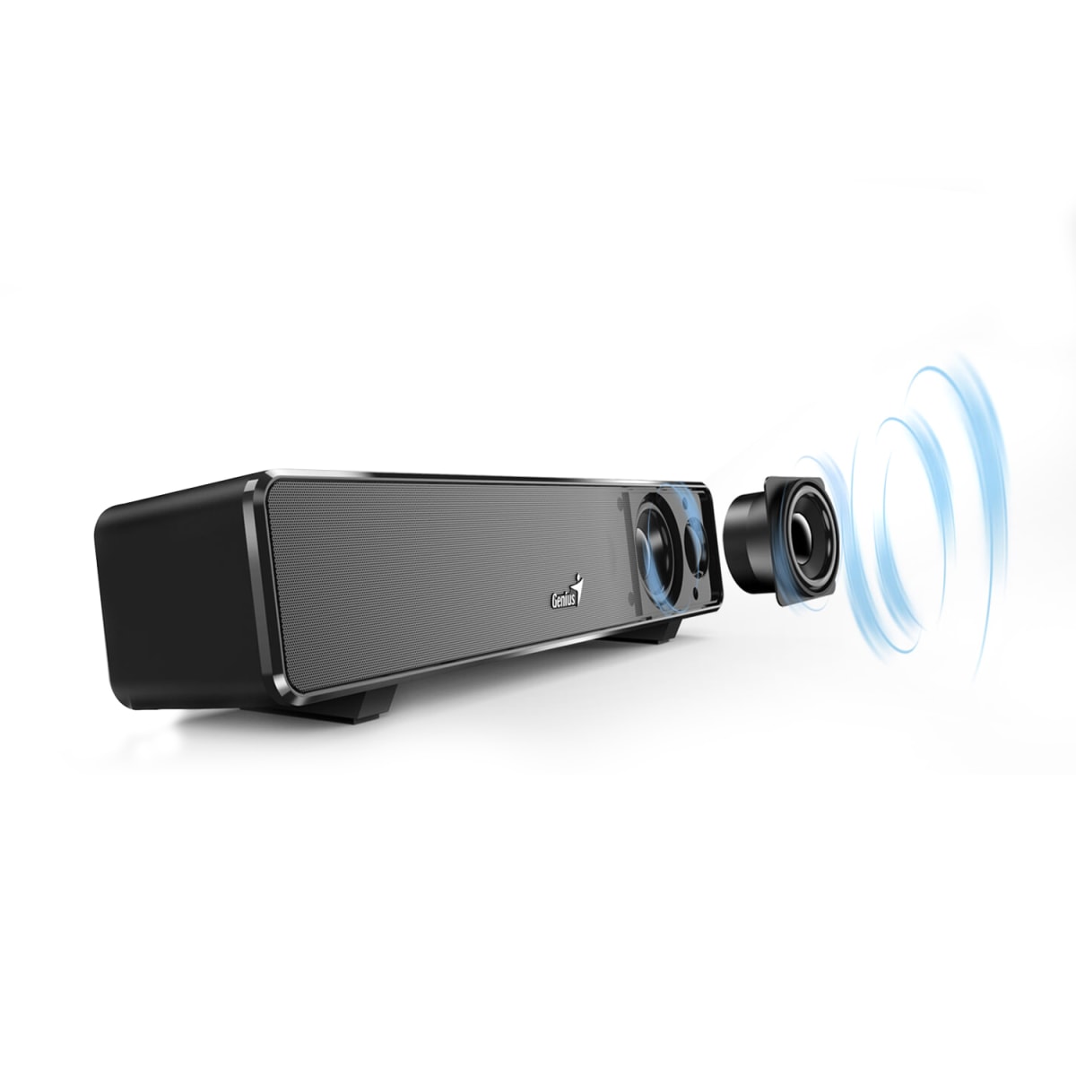 PARLANTE GENIUS SOUND BAR 100 MINI 6W USB BLACK (PN 31730024400)4