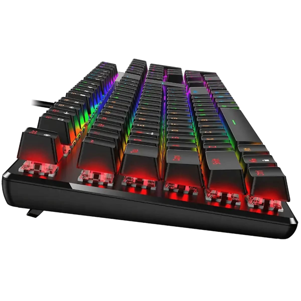 TECLADO GENIUS GX SCORPION K12 GAMING RGB LED MECHANICAL USB AI BROWN SWITCH NEGRO (31310057401) (NT8)1