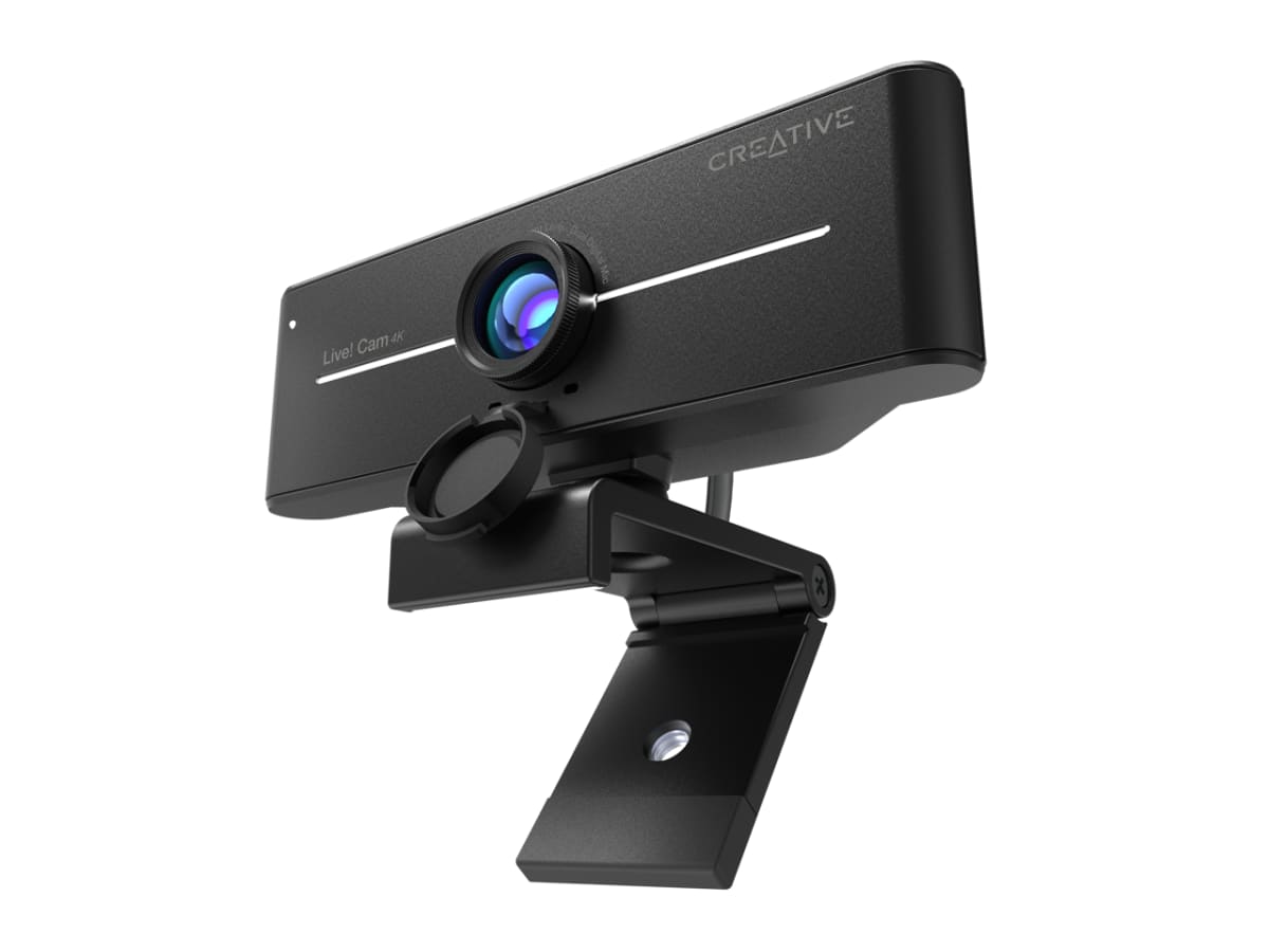 CAMARA CREATIVE LIVE! CAM SYNC 4K UHD 2160P DUAL MIC USB C/TAPA BLACK (73VF092000000) (NT8) 2
