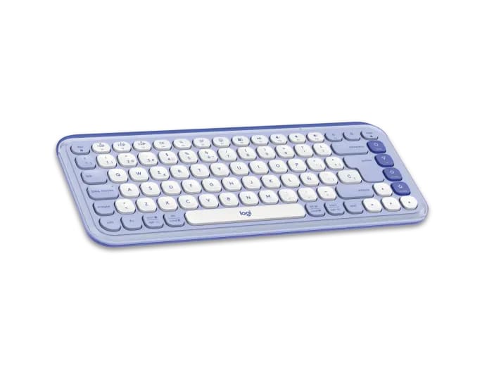 TECLADO LOGITECH + MOUSE POP ICON BLUETOOTH/WIRELESS SP COPILOT LILA (920-013054) (NT8)3